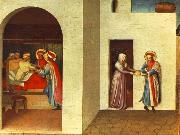 Fra Angelico The Healing of Palladia by Saint Cosmas and Saint Damian painting